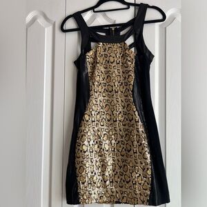 Bebe Addiction mini dress -size small
